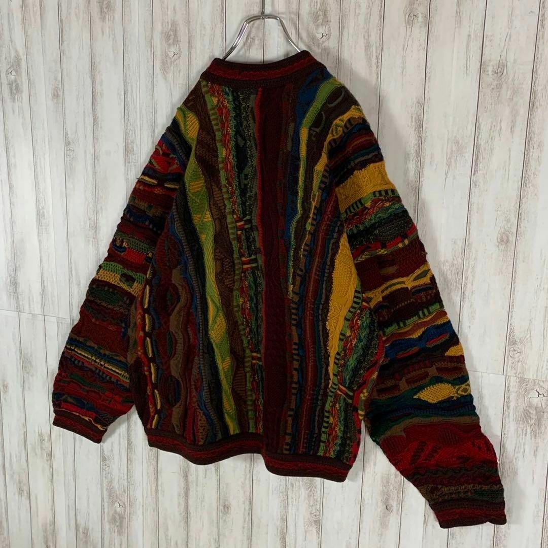 【幻の1点モノ】coogi クージー 立体 編込み 3Dニット 即完売モデル