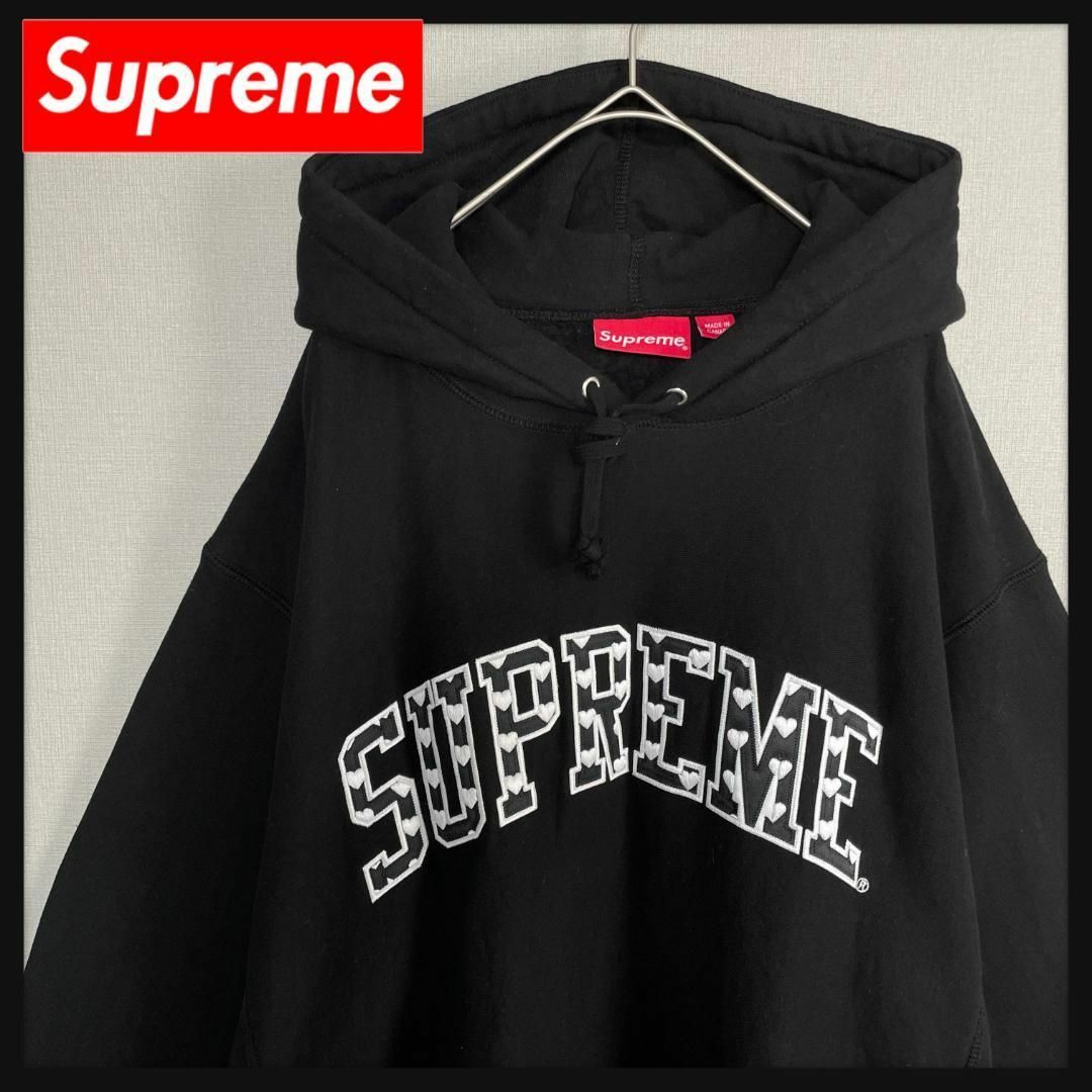 アーチロゴ シュプリーム パーカー Supreme Hooded Lサイズ - パーカー