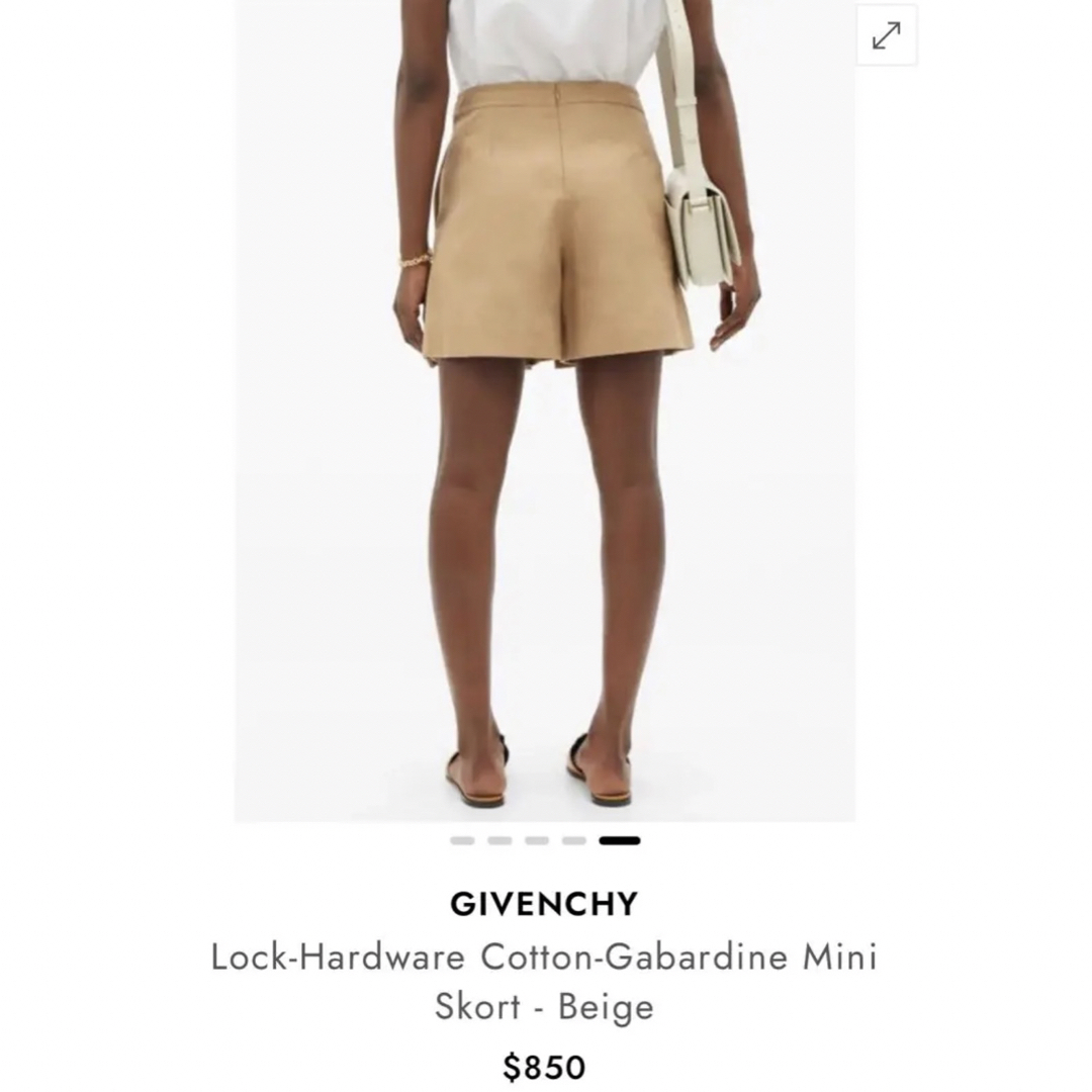 GIVENCHY(ジバンシィ)の美品　ジバンシー　スコートショートパンツ　定価$850 レディースのパンツ(ショートパンツ)の商品写真