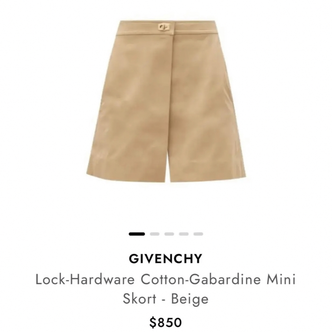 GIVENCHY(ジバンシィ)の美品　ジバンシー　スコートショートパンツ　定価$850 レディースのパンツ(ショートパンツ)の商品写真