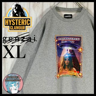 genzai hysteric glamour コラボ　人気スウェット　ネイビー