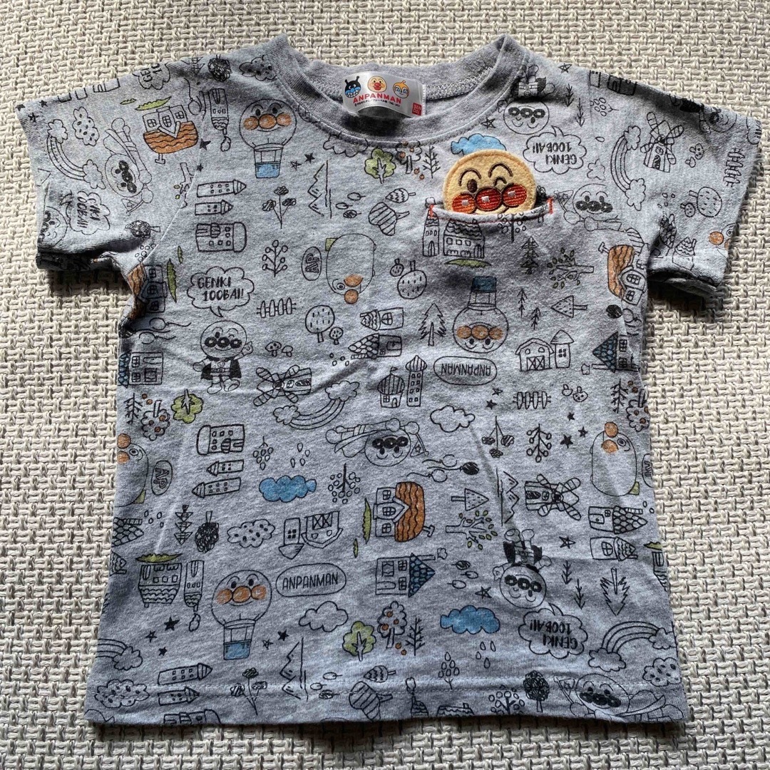 アンパンマン(アンパンマン)のアンパンマン  Tシャツ　90cm キッズ/ベビー/マタニティのキッズ服男の子用(90cm~)(Tシャツ/カットソー)の商品写真