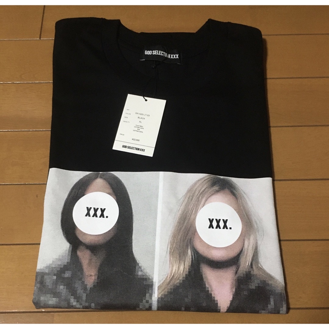 新品 GOD SELECTION XXX ロンT 長袖Tシャツ XL 黒
