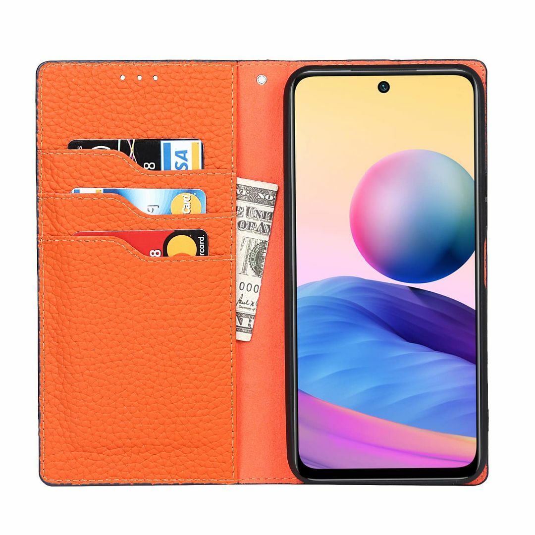 Eastwave Xiaomi Redmi Note 10 JE ケース 本革 3