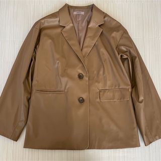 ナイスクラップ(NICE CLAUP)のナイスクラップ　ジャケット　レザー　美品(テーラードジャケット)