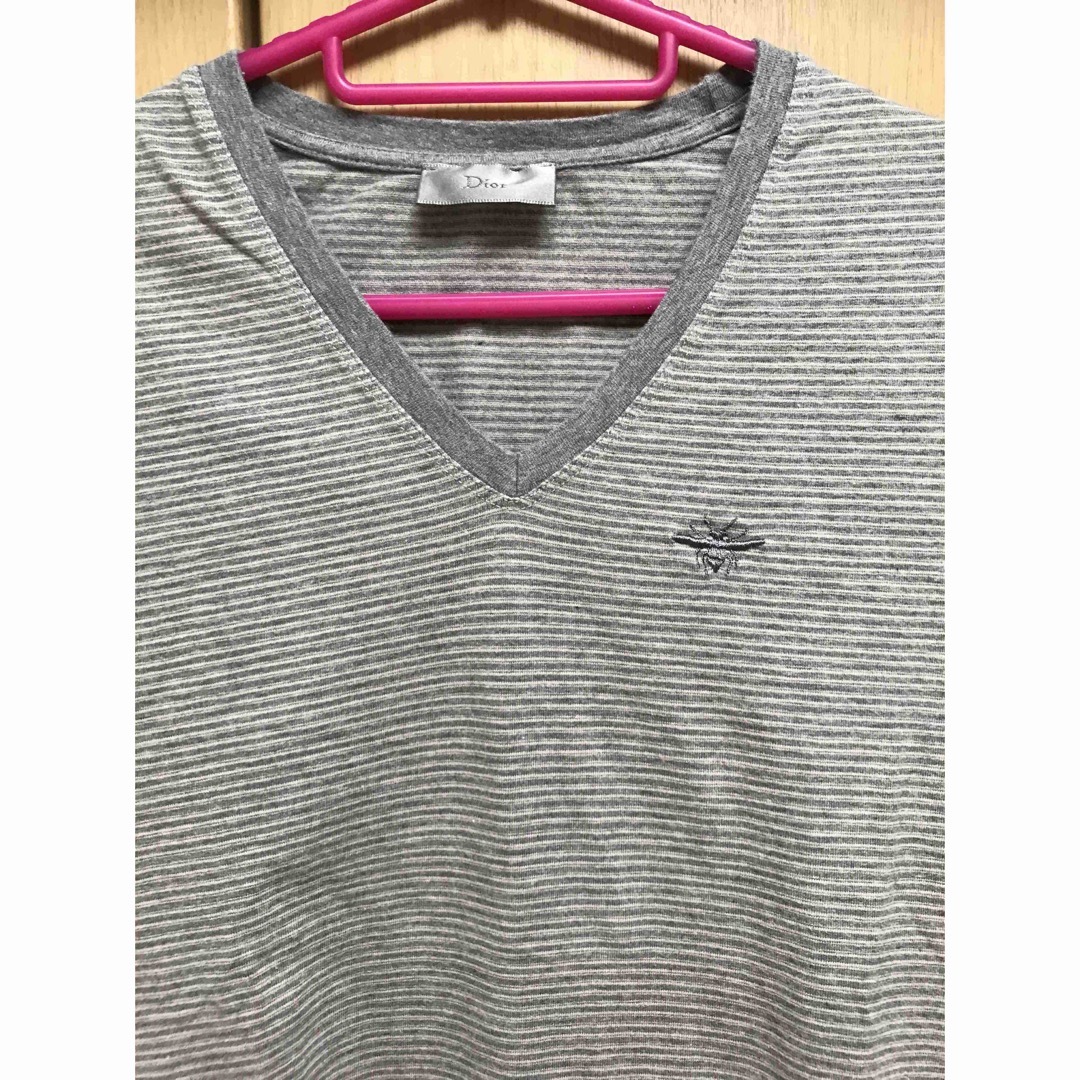 正規 Dior Homme ディオールオム BEE 蜂 Vネック Tシャツ