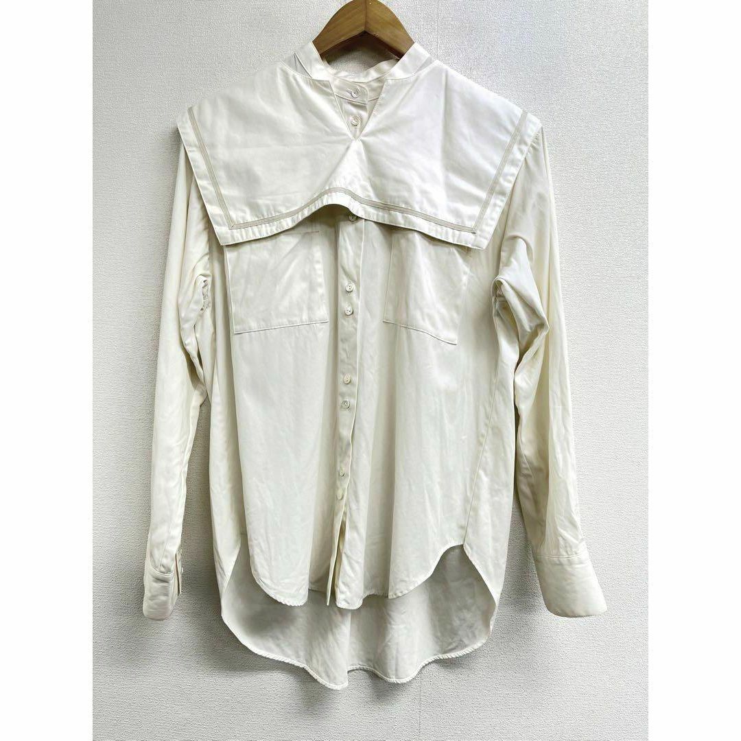 COTTON SAILOR COLLAR BLOUSE