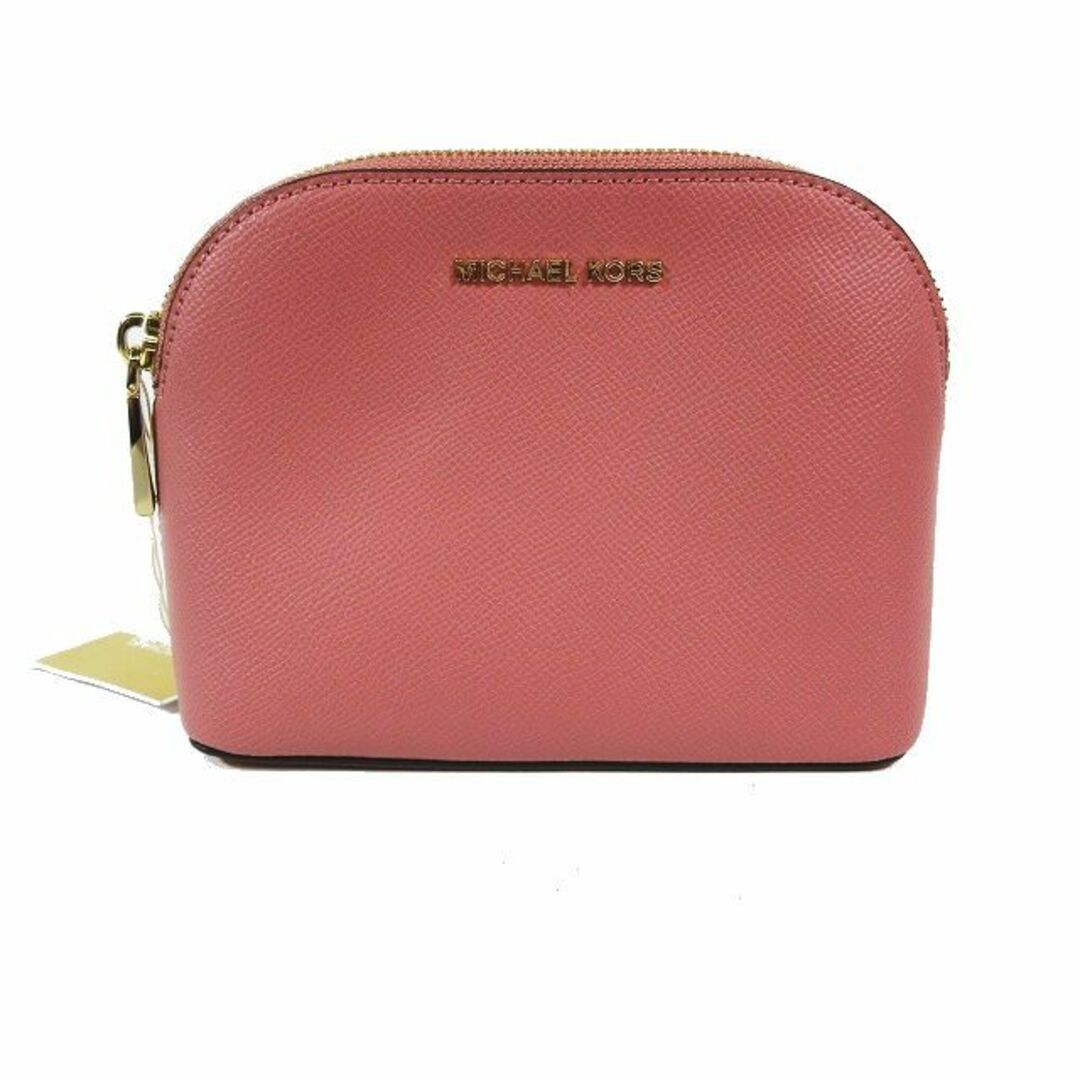 未使用品 マイケルコース TRAVEL POUCH LEATHER ROSE-