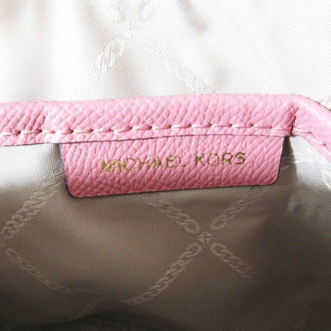 Michael Kors - 未使用品 マイケルコース TRAVEL POUCH LEATHER ROSE