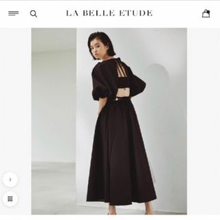 ラベルエチュード(la belle Etude)のラベルエチュード / パフスリーブワンピース(ロングワンピース/マキシワンピース)