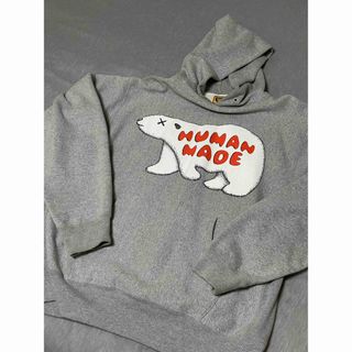 ヒューマンメイド(HUMAN MADE)のHUMAN MADE KAWS HOODIE #2 グレー(パーカー)