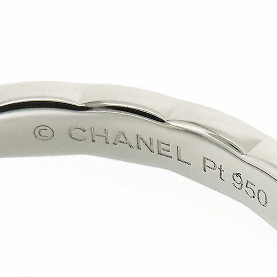 シャネル ココ クラッシュ リング #59 Pt950 メンズ CHANEL [美品] 【中古】 【ジュエリー】