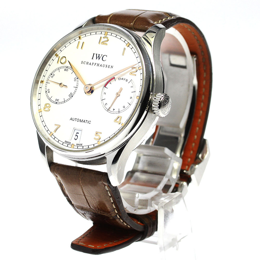 IWC(インターナショナルウォッチカンパニー)のIWC IWC SCHAFFHAUSEN IW500114 ポルトギーゼ 7デイズ デイト 自動巻き メンズ _768019 メンズの時計(腕時計(アナログ))の商品写真