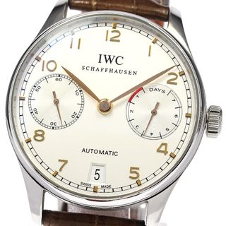 インターナショナルウォッチカンパニー(IWC)のIWC IWC SCHAFFHAUSEN IW500114 ポルトギーゼ 7デイズ デイト 自動巻き メンズ _768019(腕時計(アナログ))