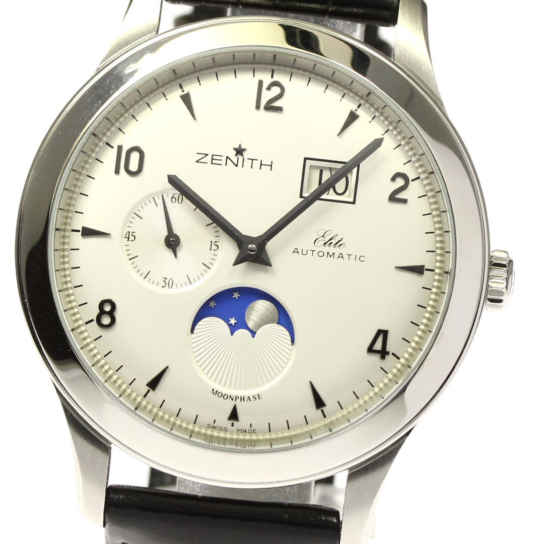 ゼニス ZENITH 03/16.1125.691 クラス エリート ムーンフェイズ グランデイト 自動巻き メンズ 良品 _771189