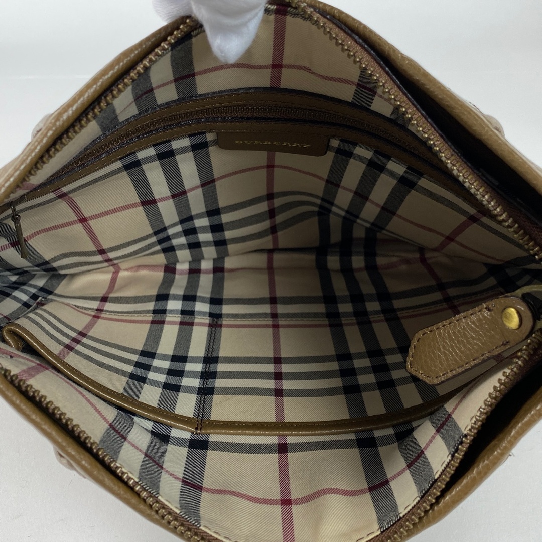 BURBERRY - バーバリー ロゴ ショルダーバッグ レディース 【中古】の