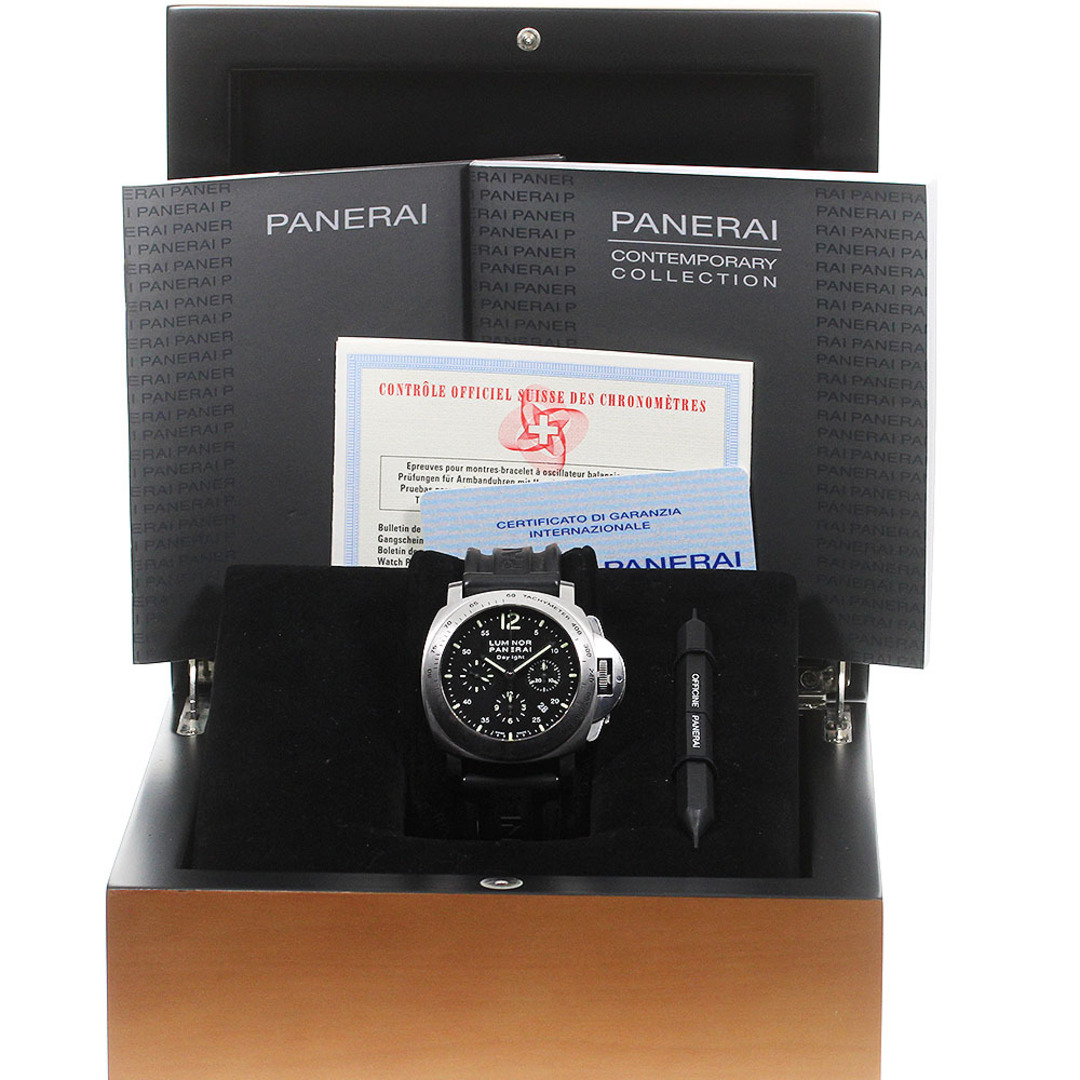 ベルト訳あり パネライ PANERAI PAM00250 ルミノール デイライト クロノグラフ 自動巻き メンズ 内箱・保証書付き_768089