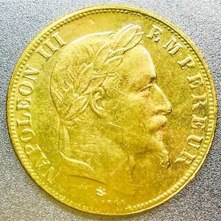 フランス ナポレオン3世 50フラン金貨 1859年　レプリカコイン　#LP(貨幣)