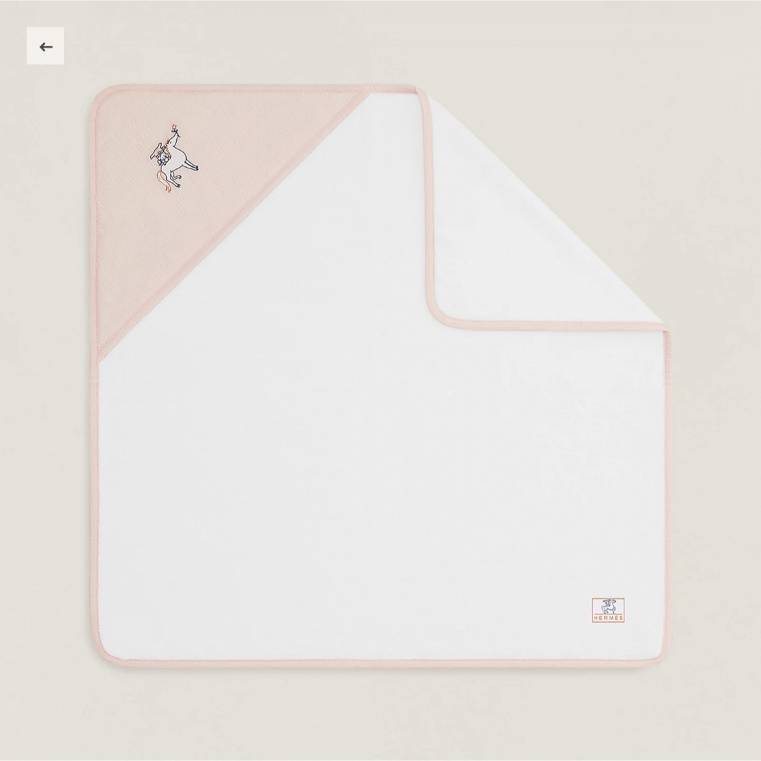 HERMES - 【新品未使用】エルメス ベビー バスセット バスラップ HERMES - 【新品未使用】エルメス ベビー バスセット バスラップ