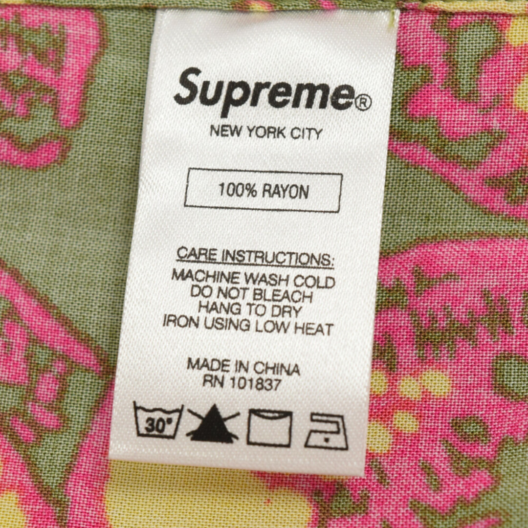 SUPREME シュプリーム 17SS Daisy Rayon Shirt デイジー レーヨン半袖