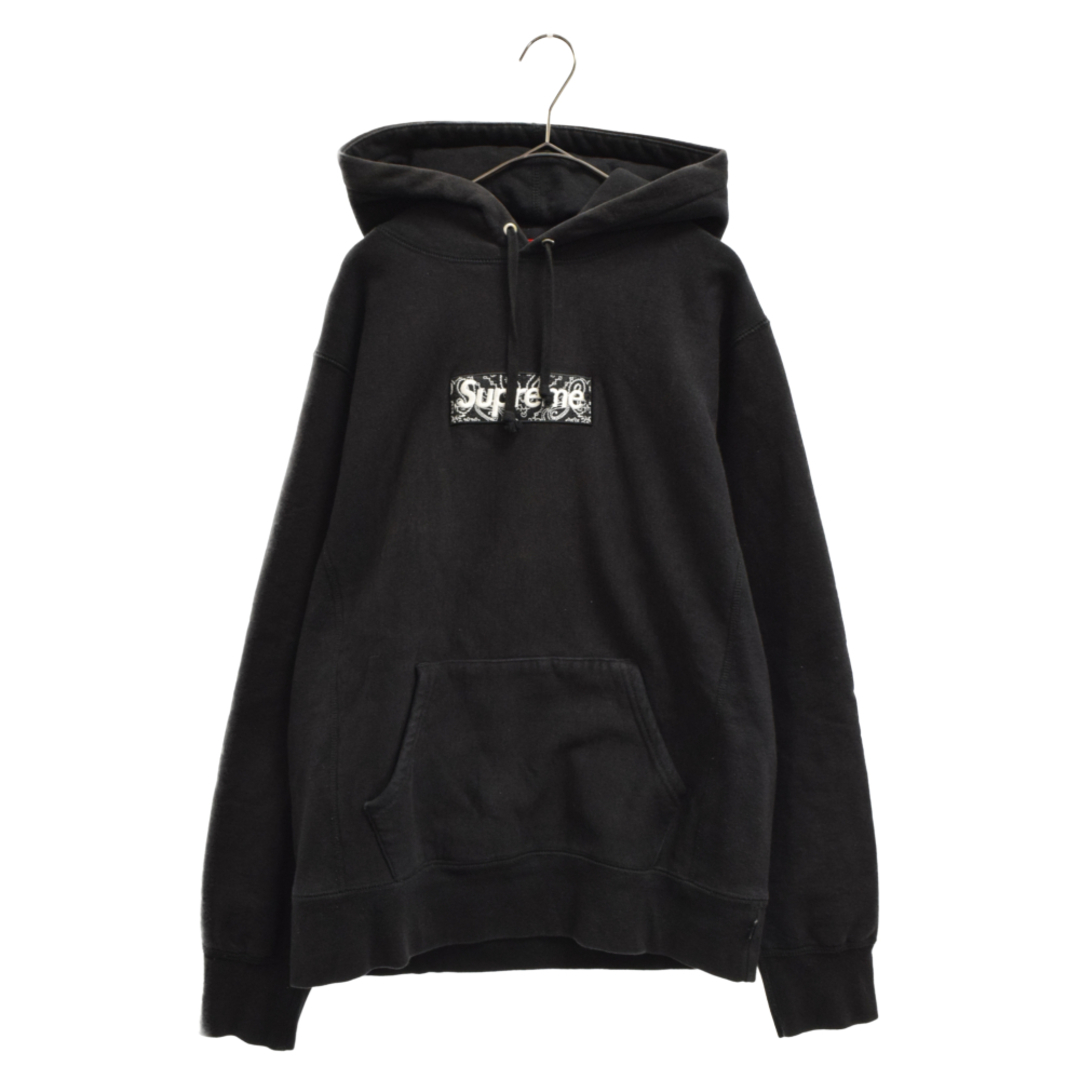 SUPREME シュプリーム 19AW Bandana Box Logo Hooded Sweatshirt バンダナボックスロゴプルオーバーパーカー