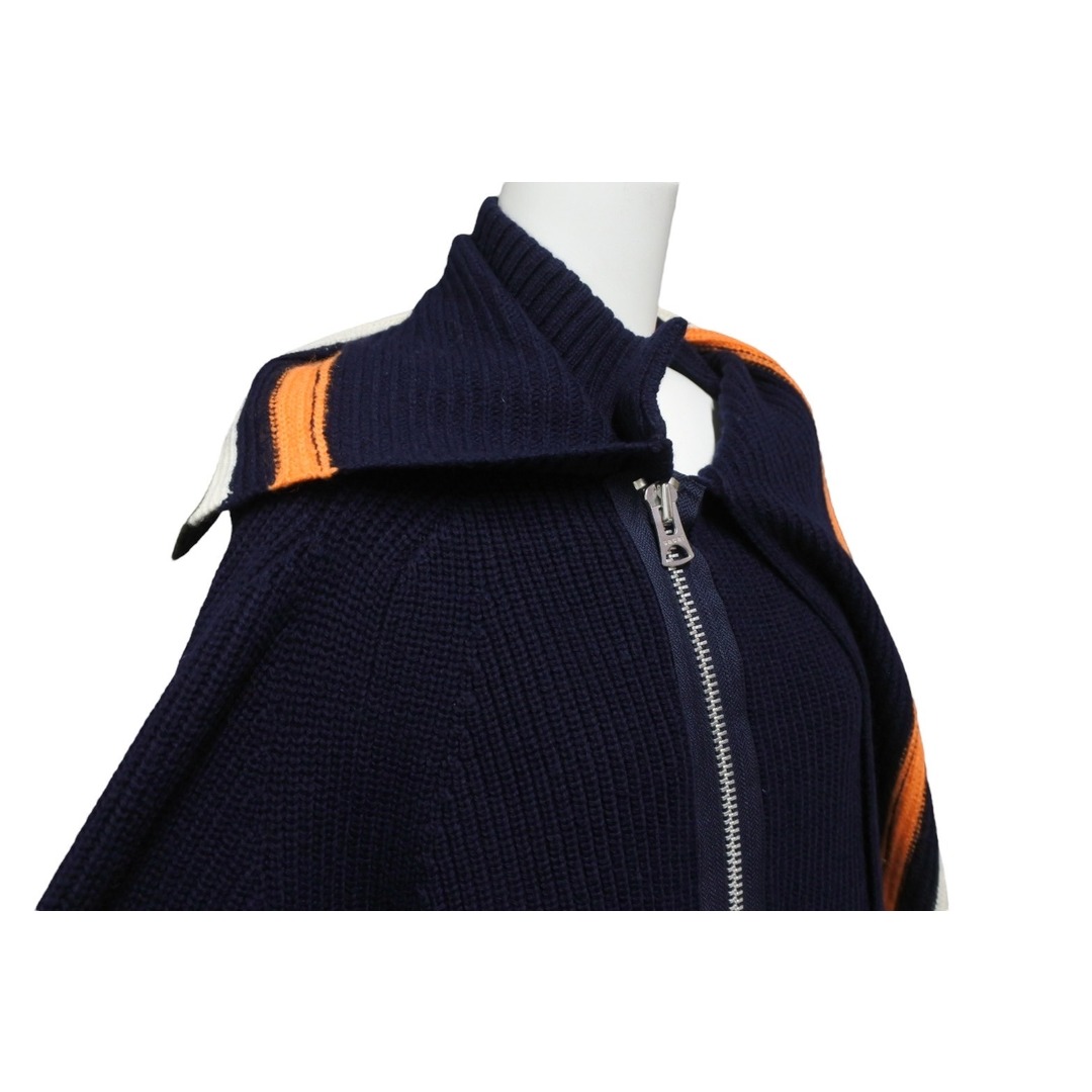 sacai - Sacai サカイ ニット ジップアップセーター トップス ラップ