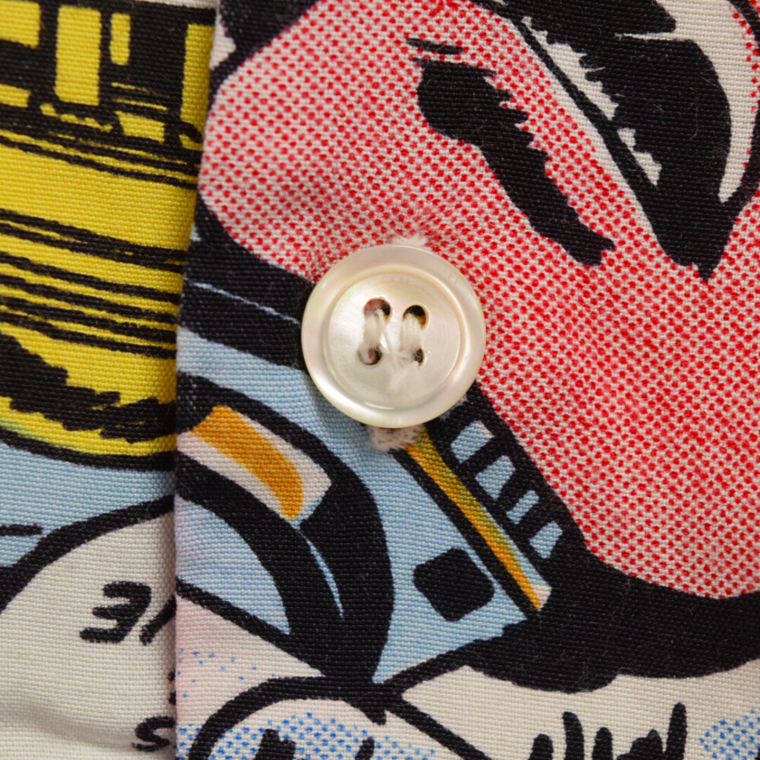 HYSTERIC GLAMOUR ヒステリックグラマー 80s 初期ヌードタグ アメコミ柄オーバーサイズ半袖シャツ マルチカラー 『 CUNE 』ねこちゃんセーター/L/オーバーサイズ/ウール混