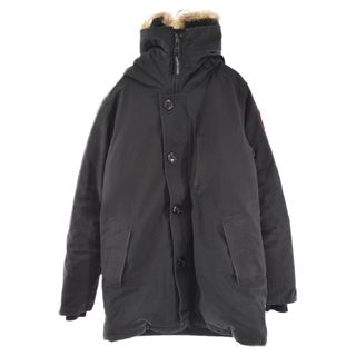 カナダグース(CANADA GOOSE)のCANADA GOOSE カナダグース JASPER PARKA ジャスパー ファー付ジップアップダウンジャケット 3438JM ブラック(ダウンジャケット)