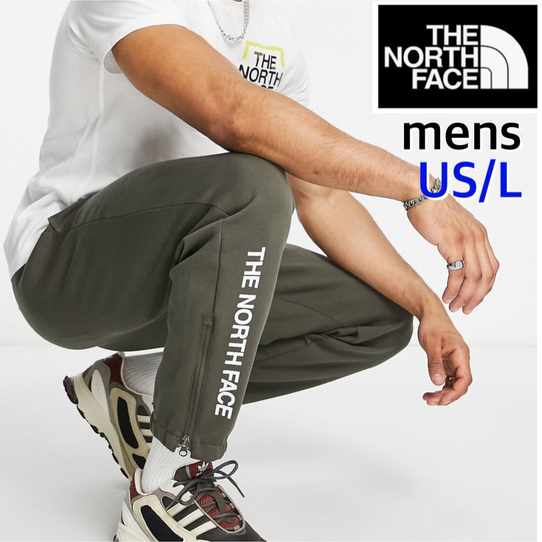 THE NORTH FACE(ザノースフェイス)の【海外限定】TNF ジョガーパンツ　メンズ　カーキ　US/L 日本サイズXL メンズのパンツ(その他)の商品写真