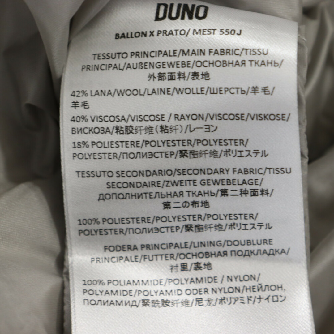 DUNO デュノ BALLON X フード付き ダウンコート レディース グレー QC