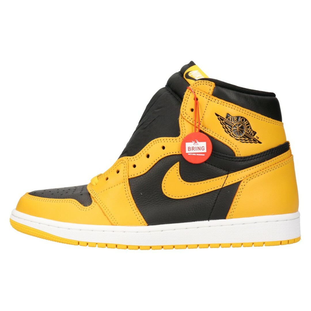 NIKE ナイキ AIR JORDAN 1 HIGH OG POLLEN 555088-701 エアジョーダン1 ハイ OG パラン ハイカットスニーカーシューズ ブラック/イエロー US10/28cm