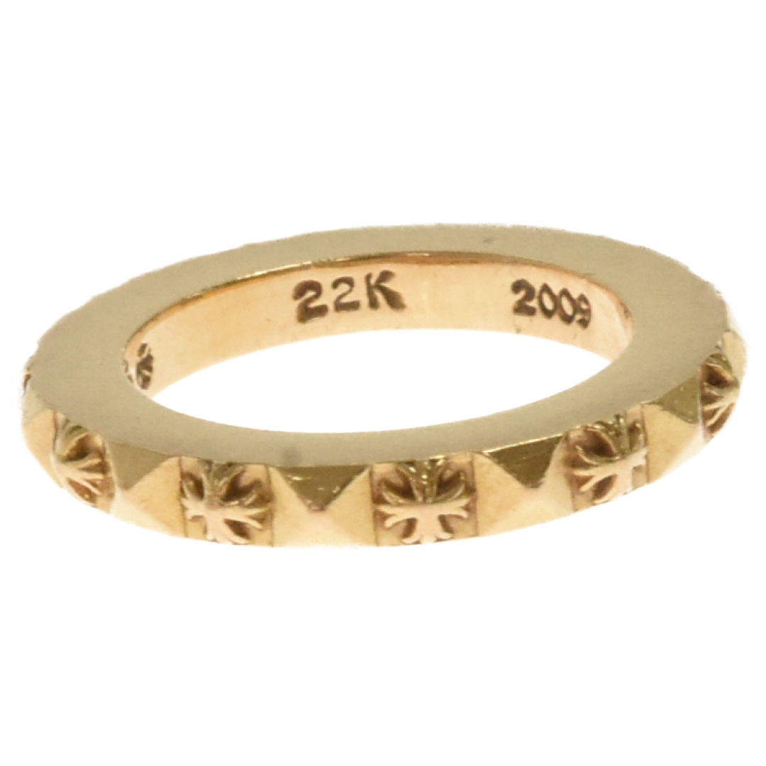 CHROME HEARTS クロムハーツ 22K TFP PNK PLS/22Kトゥルーファッキンパンク プラスパンク/ゴールドリング 7号