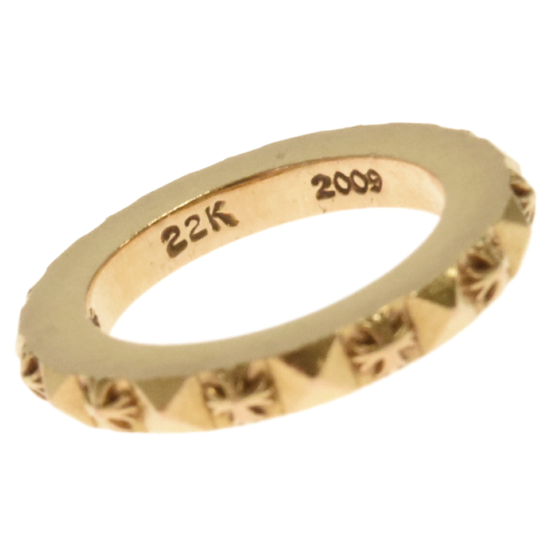 CHROME HEARTS クロムハーツ 22K TFP PNK PLS/22Kトゥルーファッキンパンク プラスパンク/ゴールドリング 7号