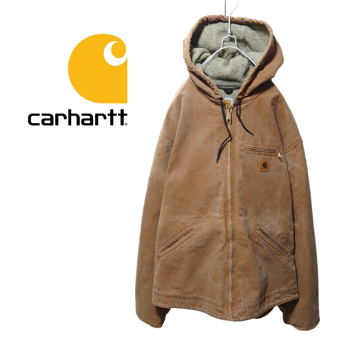 Carhartt】裏ボア ダック アクティブジャケット A-1270 - ブルゾン