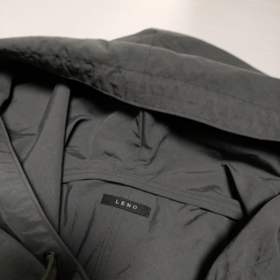 LENO ANORAK PARKA H2201-JK002 定価39600円 アノラック ナイロンジャケット グレー メンズ リノ【中古】3-0906M∞ メンズのジャケット/アウター(ナイロンジャケット)の商品写真