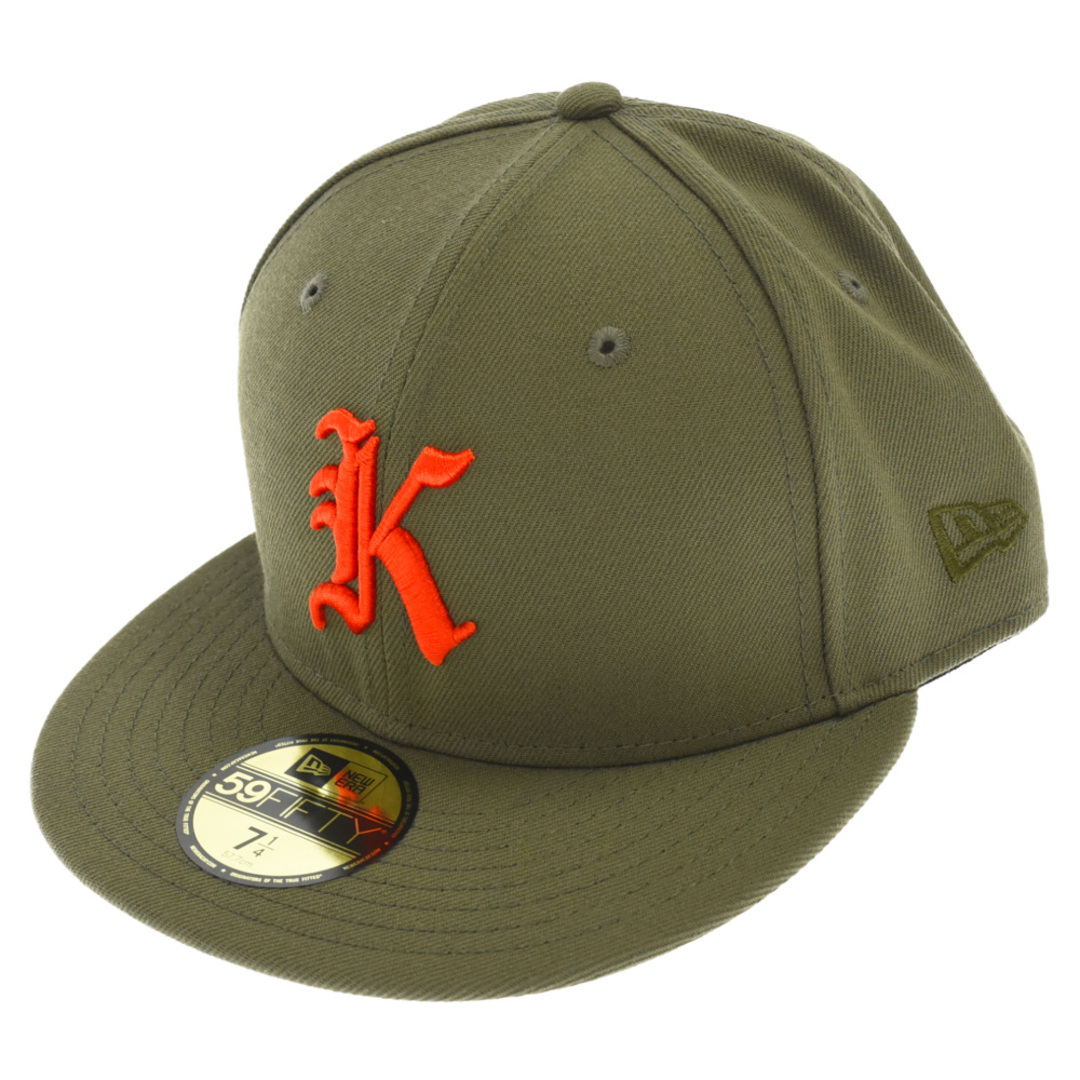 KITH キス ×NEWERA 59FIFTY ニューエラ ロゴ刺繍 ベースボールキャップ