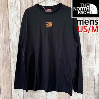 ザノースフェイス(THE NORTH FACE)の【海外限定】TNF メンズ　ロンT ブラック  US/M　日本サイズL(Tシャツ/カットソー(七分/長袖))