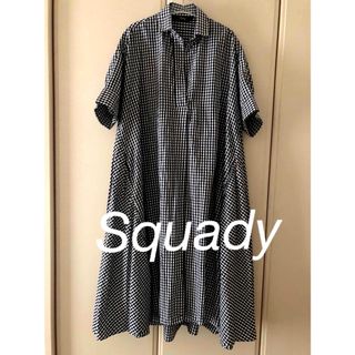 スカディー(squady)のSquady  スカディー　ギンガムチェック　ワンピース(ロングワンピース/マキシワンピース)