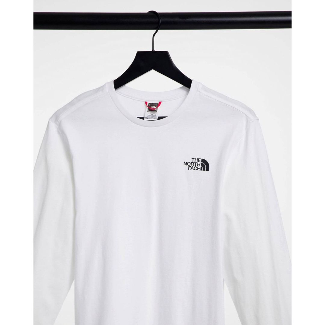 【海外限定】TNF ロンT ホワイト US/M 日本サイズL