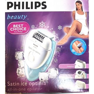 フィリップス(PHILIPS)のPHILIPS Satin ice optima 脱毛器　シェーバーフィリップス(脱毛/除毛剤)