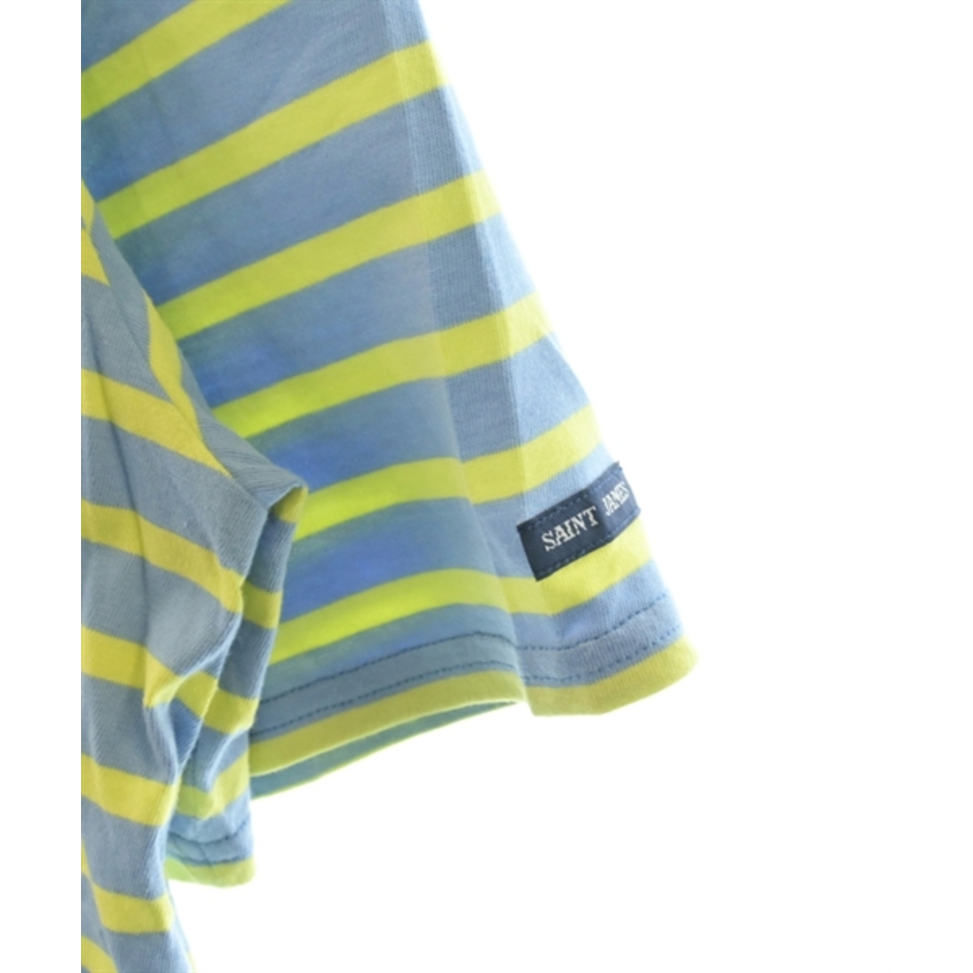 SAINT JAMES(セントジェームス)のSAINT JAMES Tシャツ・カットソー 2XL 青x黄緑(ボーダー) 【古着】【中古】 メンズのトップス(Tシャツ/カットソー(半袖/袖なし))の商品写真