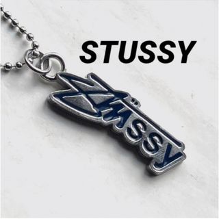 STUSSY ストックロゴ ネックレス / オールド ステューシー シルバー