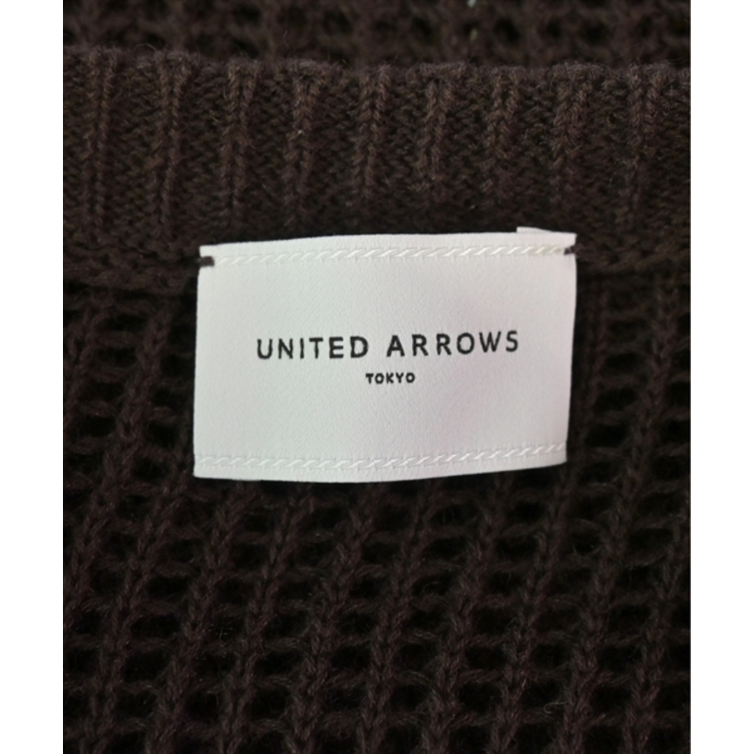 UNITED ARROWS(ユナイテッドアローズ)のUNITED ARROWS ニット・セーター -(L位) 茶 【古着】【中古】 レディースのトップス(ニット/セーター)の商品写真