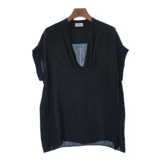 バイマレーネビルガー(BY MALENE BIRGER)のBY MALENE BIRGER ブラウス 36(S位) 黒 【古着】【中古】(シャツ/ブラウス(長袖/七分))