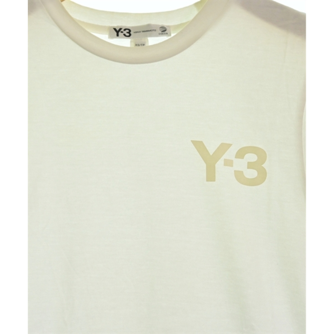 Y-3(ワイスリー)のY-3 ワイスリー Tシャツ・カットソー XS 白 【古着】【中古】 メンズのトップス(Tシャツ/カットソー(半袖/袖なし))の商品写真