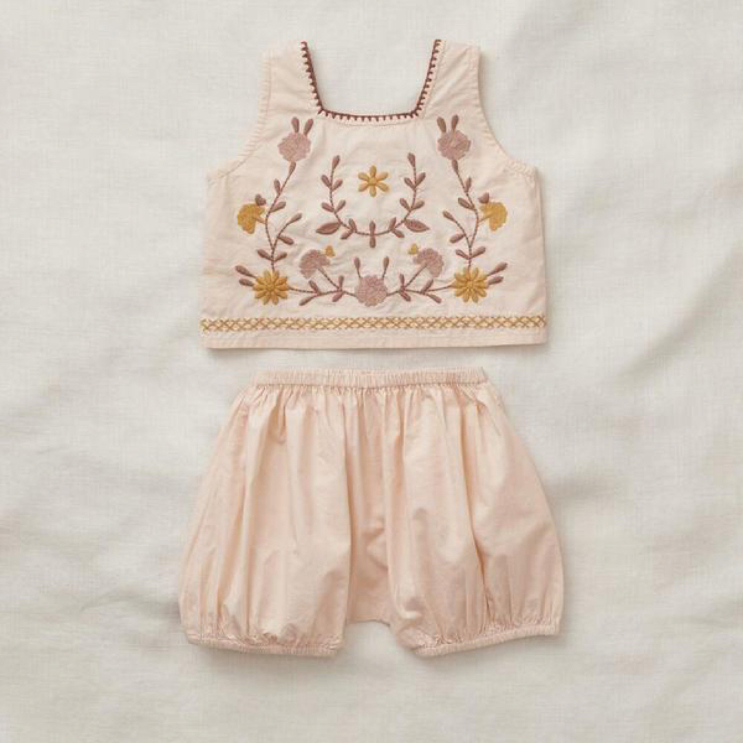 ERMA SET- PEACH セットアップ 2-3years