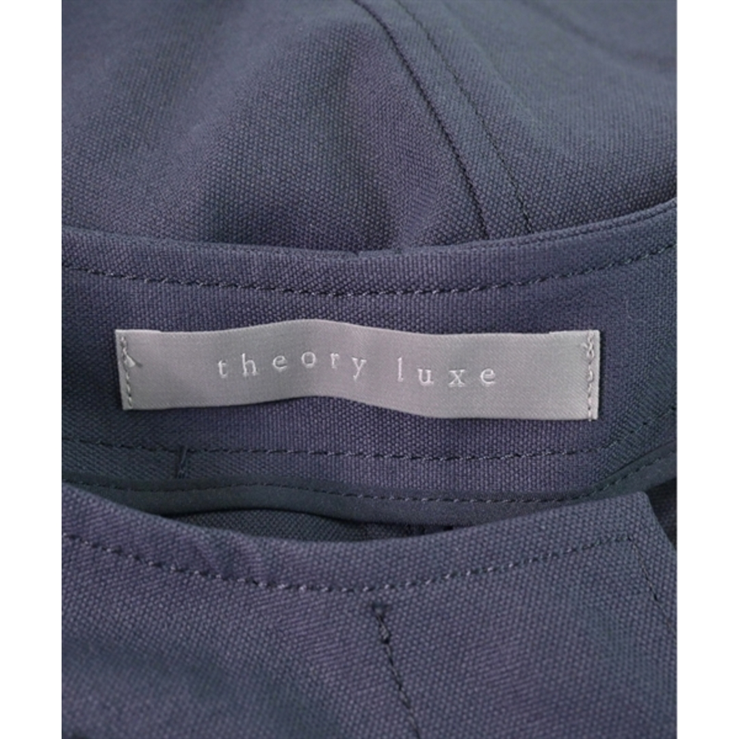 Theory luxe(セオリーリュクス)のtheory luxe セオリーリュクス ワンピース 38(M位) 紺 【古着】【中古】 レディースのワンピース(ひざ丈ワンピース)の商品写真