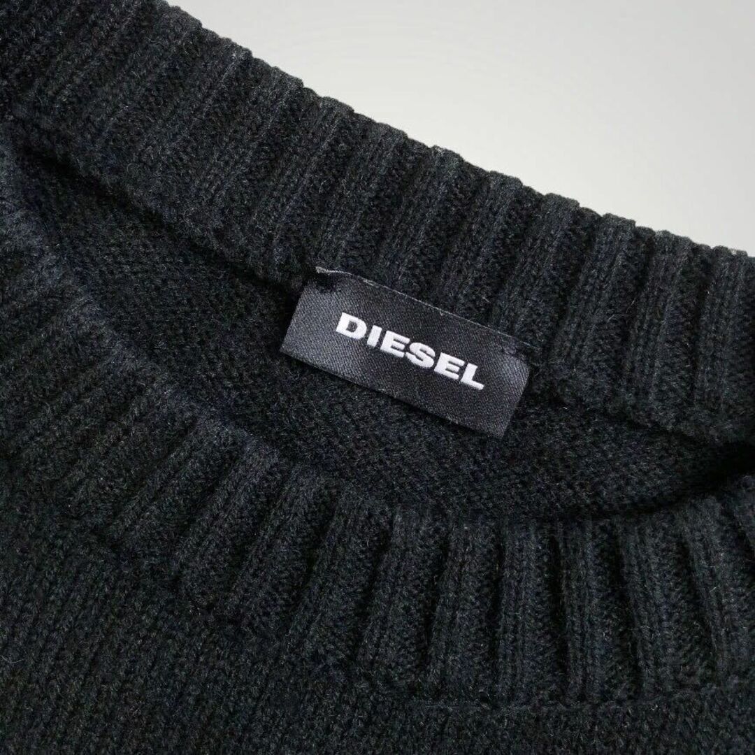 [美品] DIESEL ロゴニット 29700円 XS (レディースM程度） 5