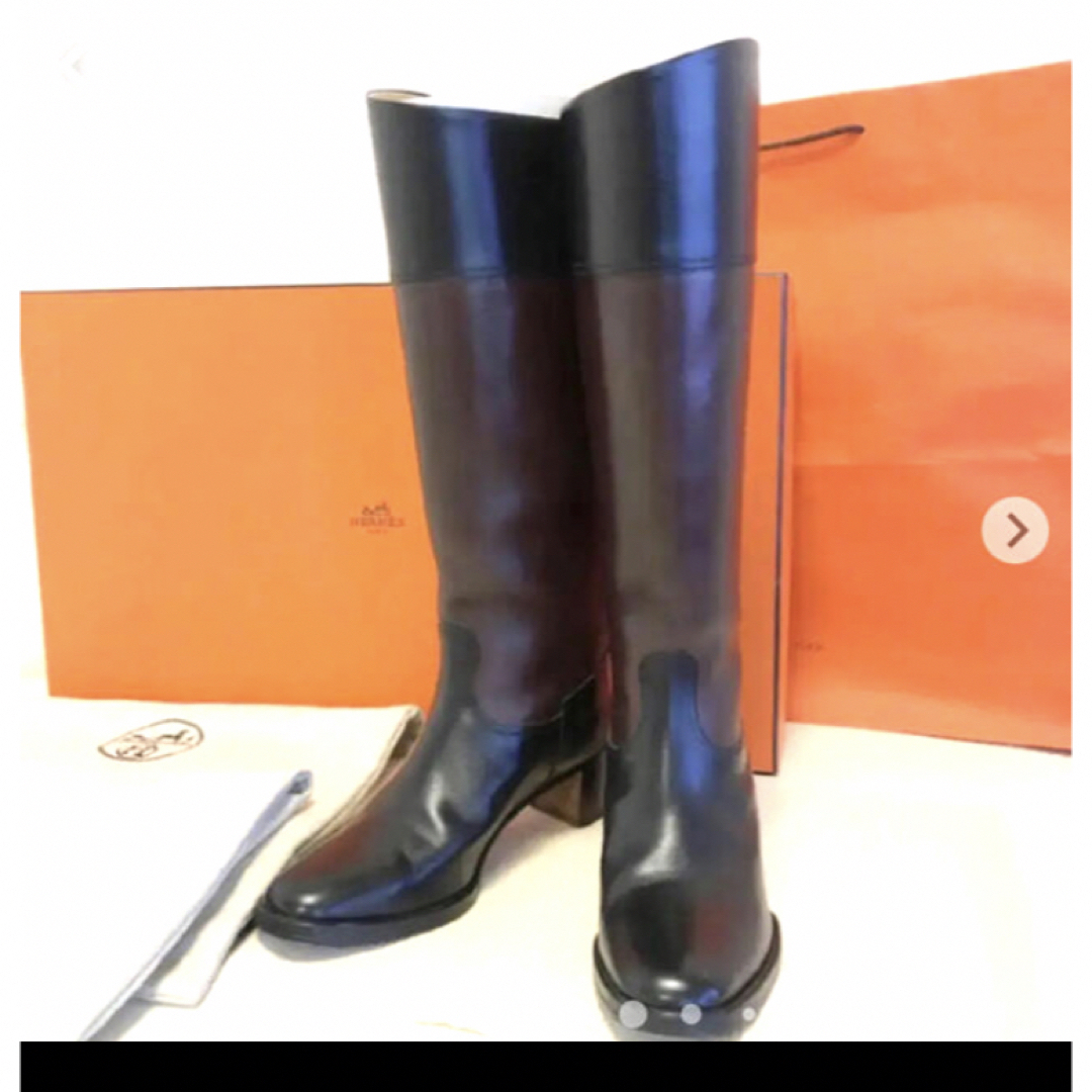Hermes - エルメス HERMES ロングブーツ バイカラー サイズ37の通販 by