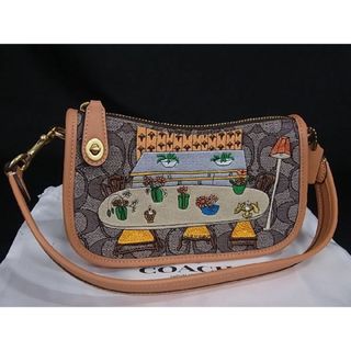 新品未使用　COACH コーチ　　　　　　　　　　　　　ショルダーバック　グレー